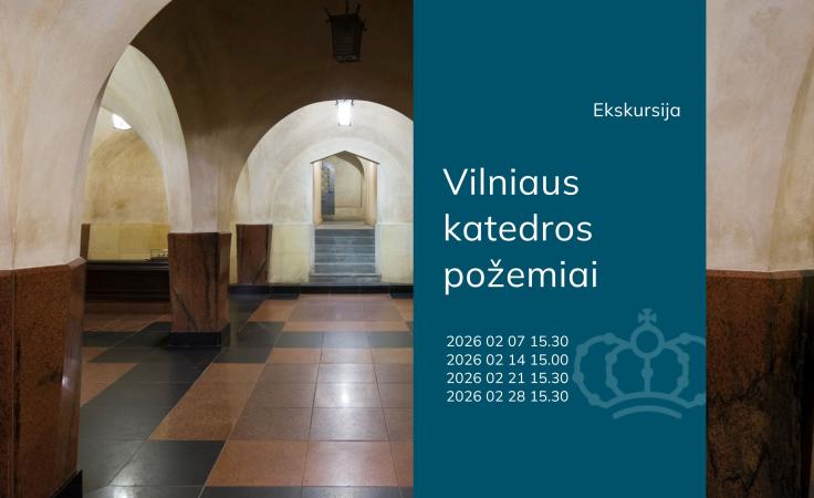 Ekskursija Vilniaus katedros požemiuose