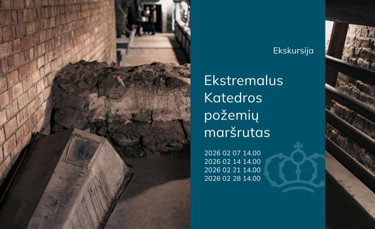 Ekstremali ekskursija Vilniaus katedros požemiuose
