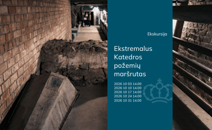 Ekstremali ekskursija Vilniaus katedros požemiuose